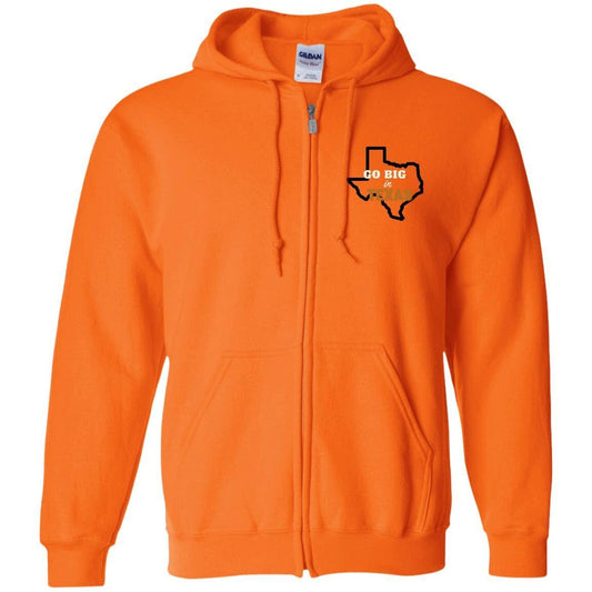 Texas State Zip Up Hooded Sweatshirt | Texas State Clothing | GIFTS FOR HIM or her